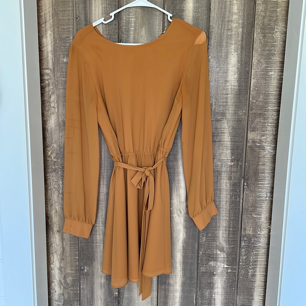 Mustard dress